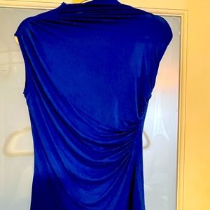 Cotton a-symmetrical fitted top